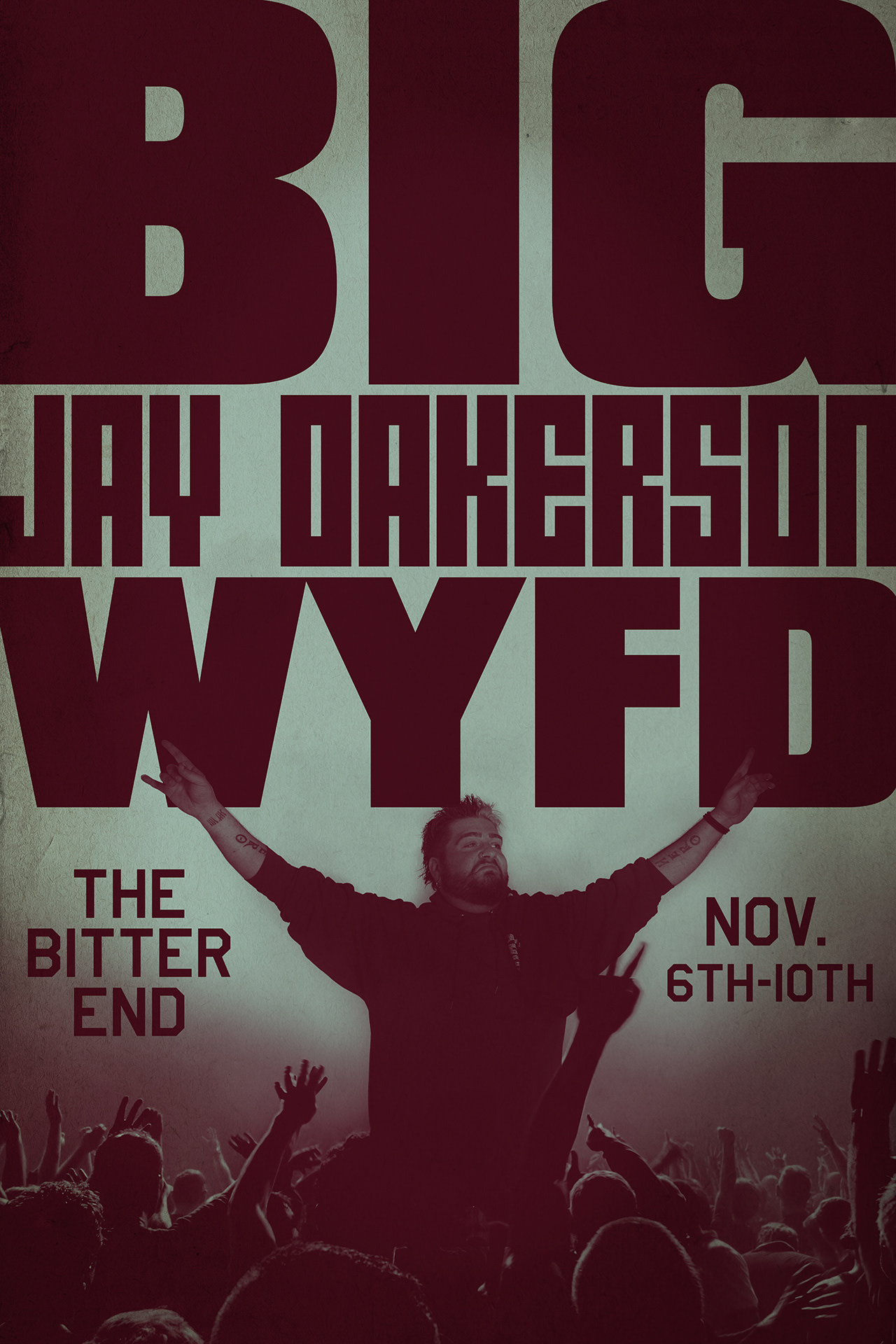 Big Jay Oakerson 2026 & 2027 concert poster